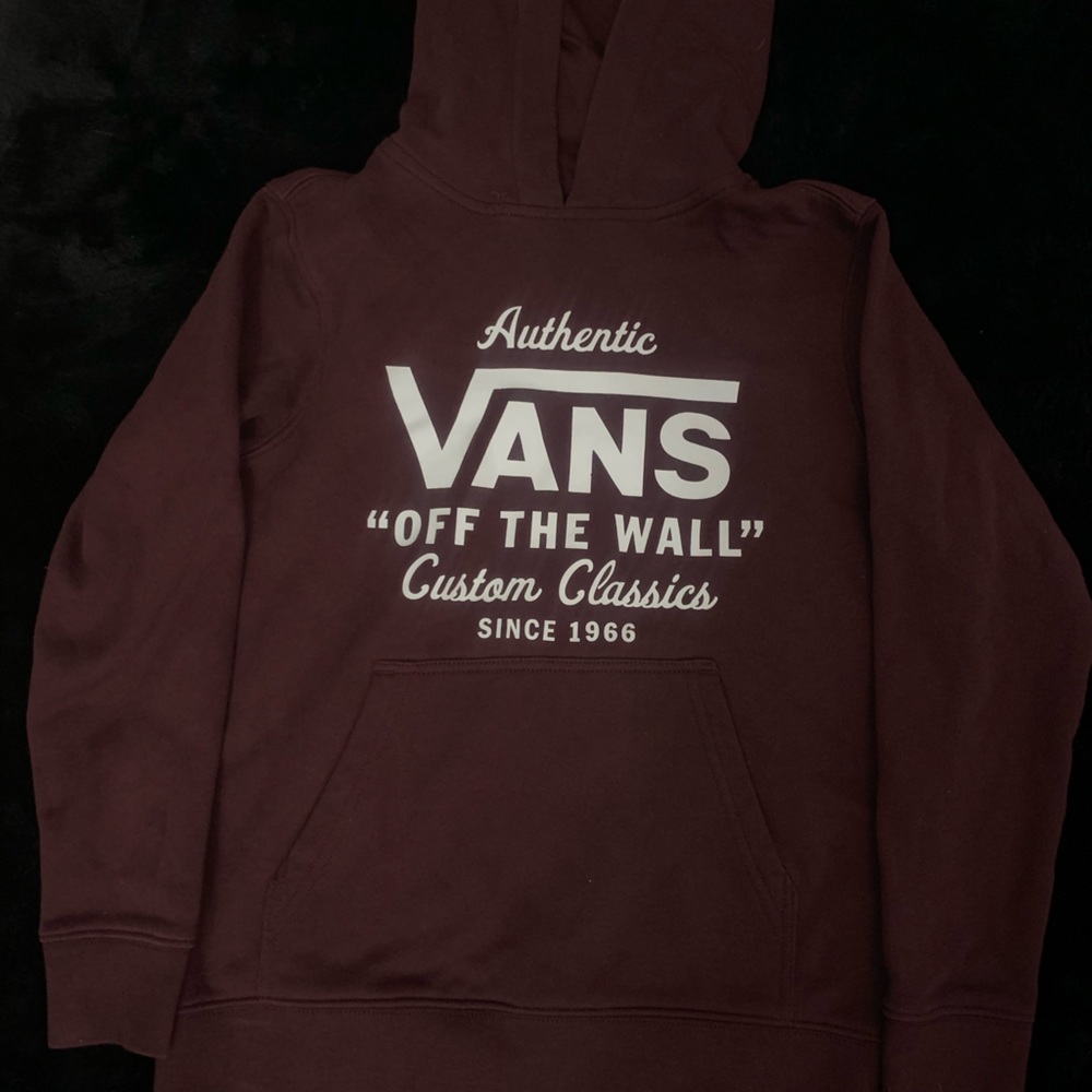 Maroon VANS Pull Over Hoodie